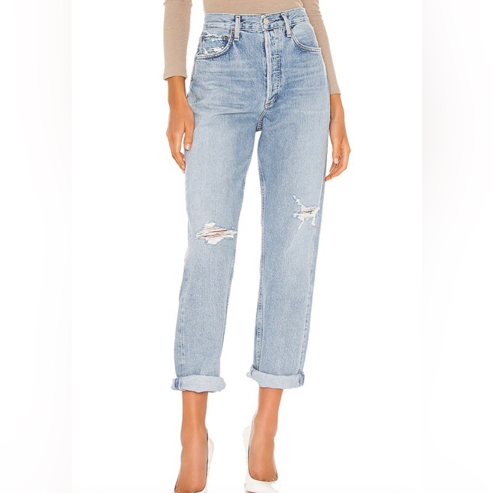 Agolde RARE 90's Mid Rise Loose Fit in Captured Sz 25, 30 Straight Leg Sz 25 - Picture 1 of 16